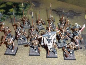 Beastman unit skirmishing (front)