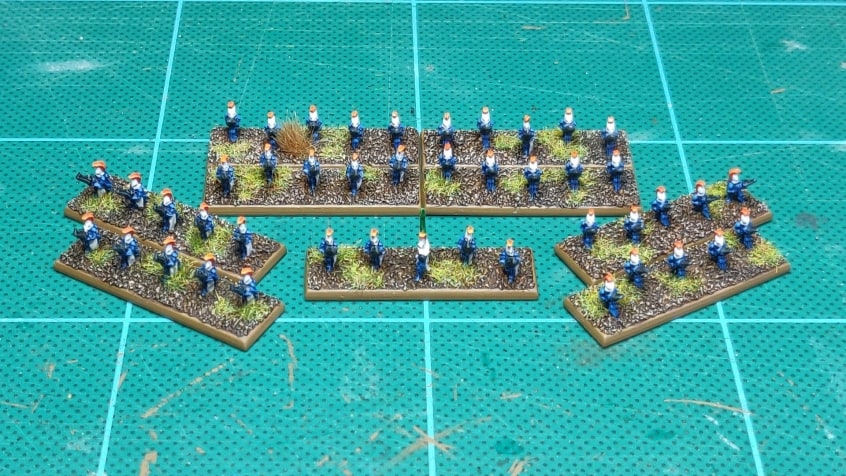 Epic Eldar Dire Avengers — front view