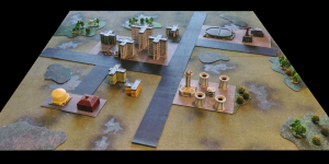 Battle mat parts: Roads upside-down